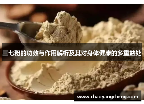 三七粉的功效与作用解析及其对身体健康的多重益处